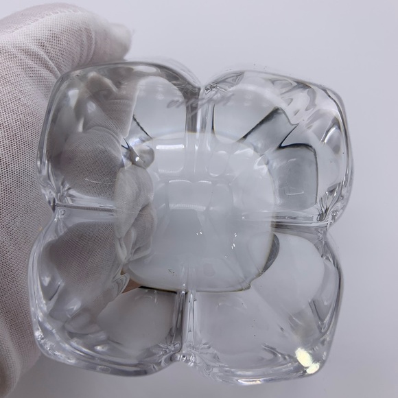 Orrefors (Signed) Crystal Lotus Design Votive/Bowl -Vintage Made in Sweden - Picture 7 of 10
